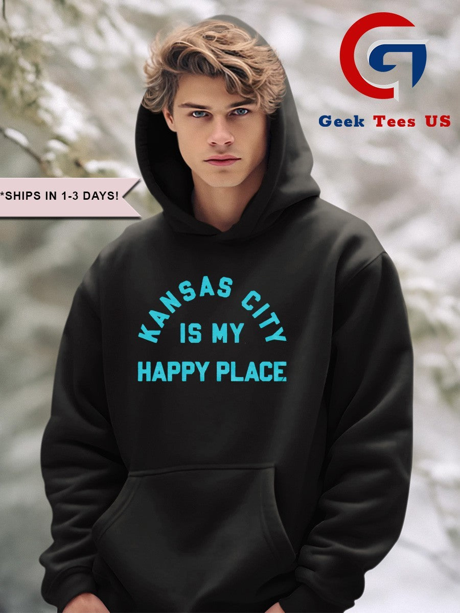 Kansas city is my happy place shirt