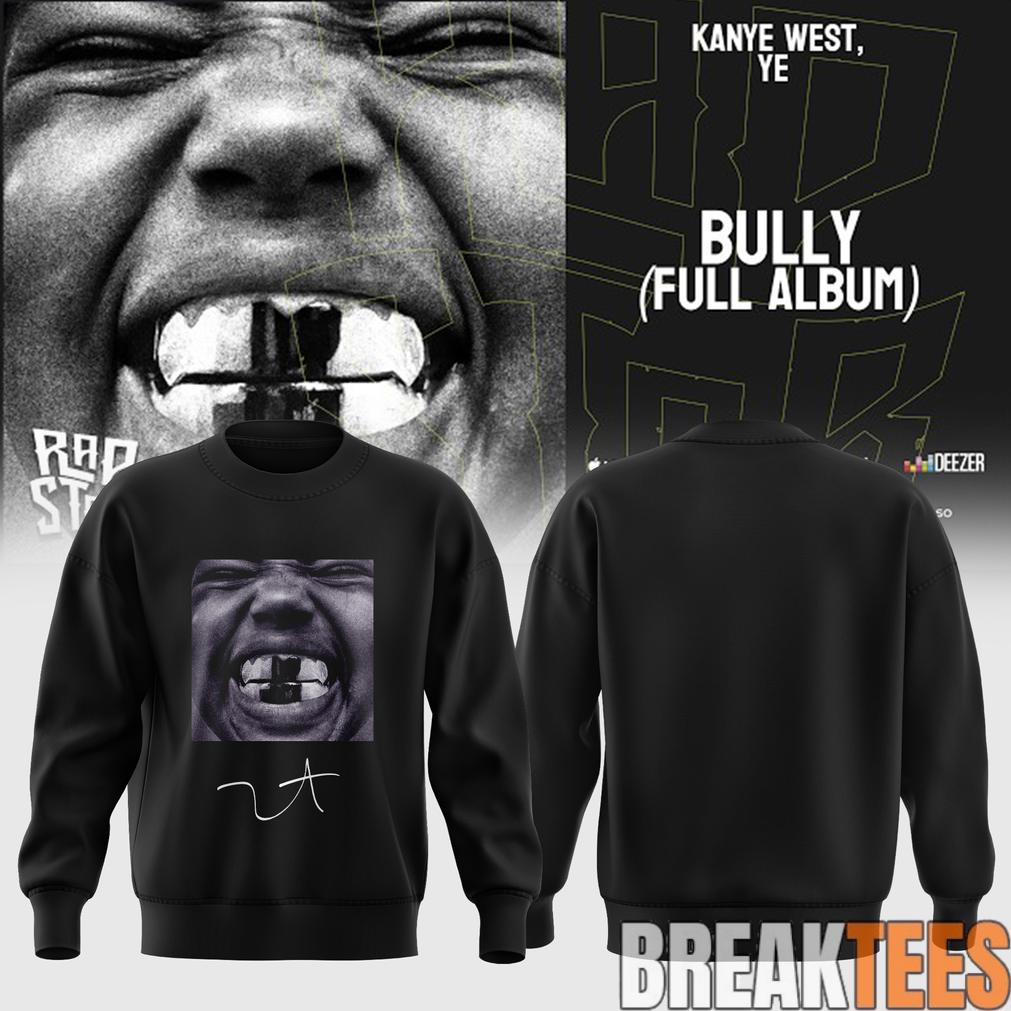 Kanye West Rap Star ‘Bully’ 2026 Tour Sweatshirt