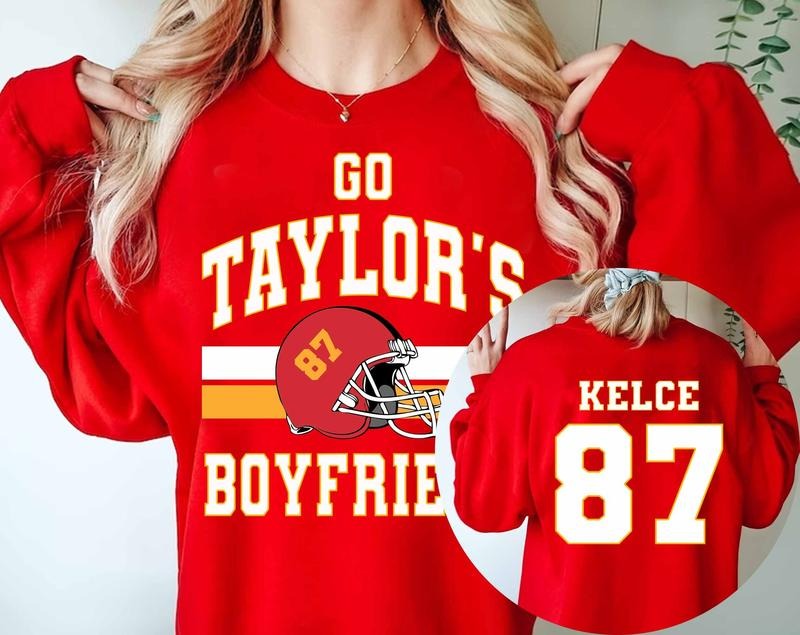 Karma 87 Sweatshirt, Double Side Swift And Kelce Sweatshirt Cotton T-Shirts, Hoodie | HypeDripTees.com