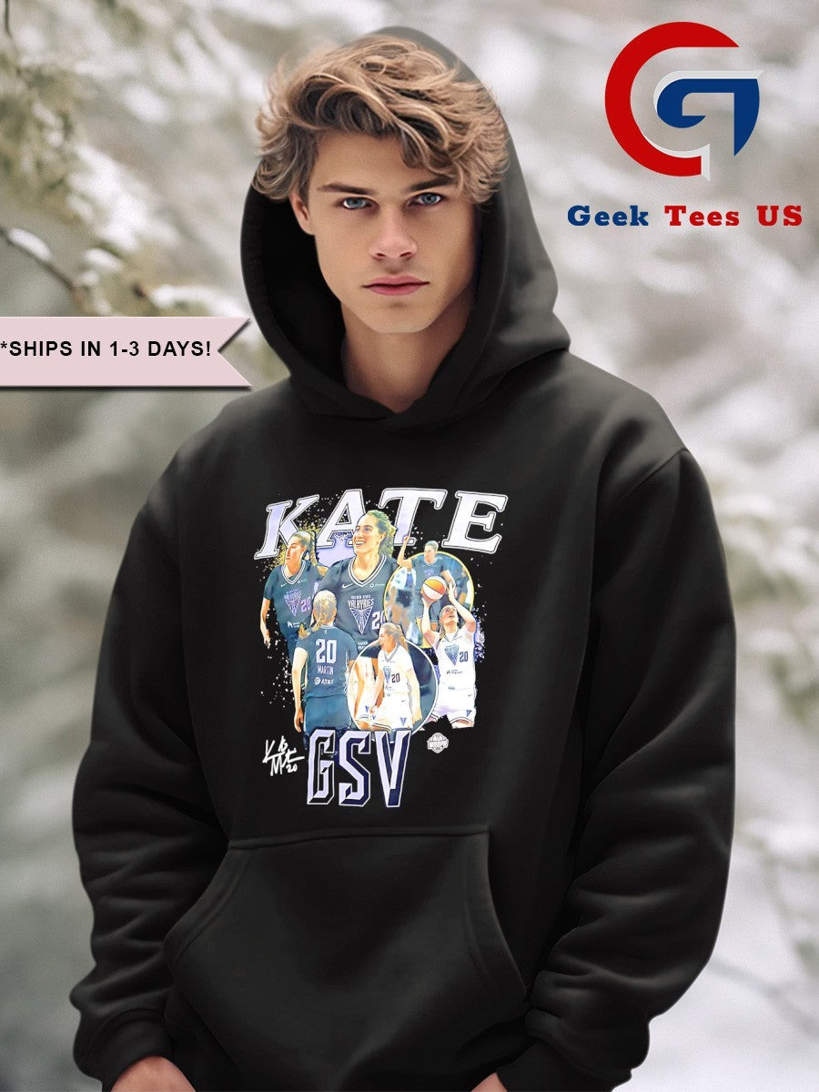 Kate Martin player Golden State Valkyries WNBA Playoffs 2025 graphic shirt