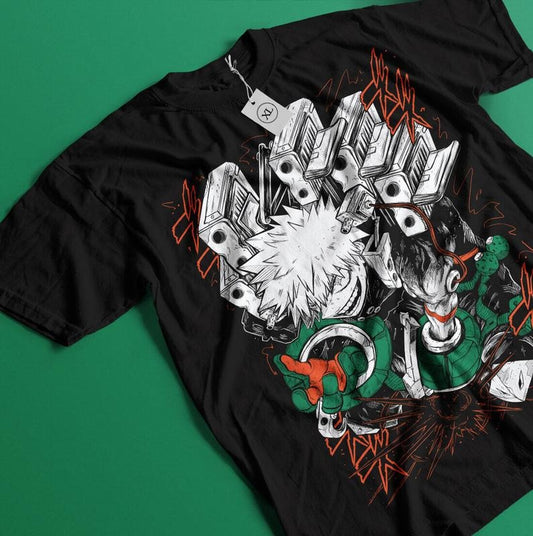 Katsuki Bakugo T-Shirt S-4XL Manga My Hero Academia Anime Gift Tshirt Tee Tshirt S-4XL