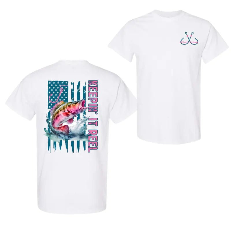 Keepin it Reel 2-Sided T-Shirt Sweatshirt Hoodie, For Men And Women, Trendy Shirt | HypeDripTees.com