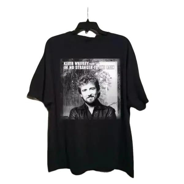 Keith Whitley I'm no stranger to the rain Unisex T-Shirt Casual Breathable Cotton Hoodie, Sweatshirt | HypeDripTees.com