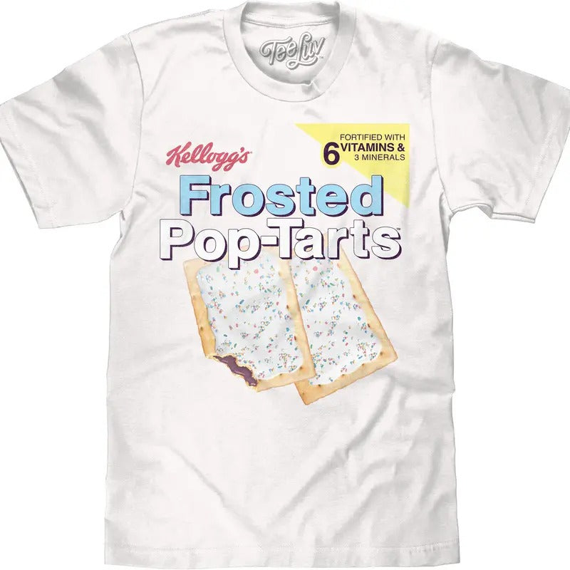 Kellogg's Frosted Pop Tarts T-Shirt - White Hoodie, Sweatshirt | HypeDripTees.com