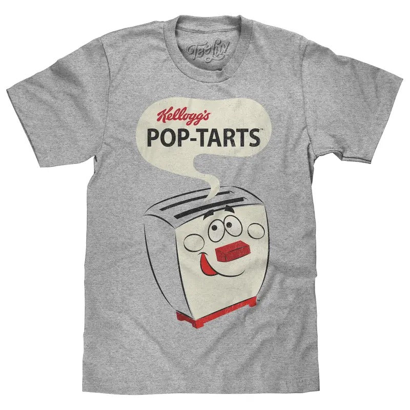 Kellogg's Frosted Pop Tarts Vintage Toaster T-Shirt - Athletic Gray Heather Hoodie, Sweatshirt | HypeDripTees.com