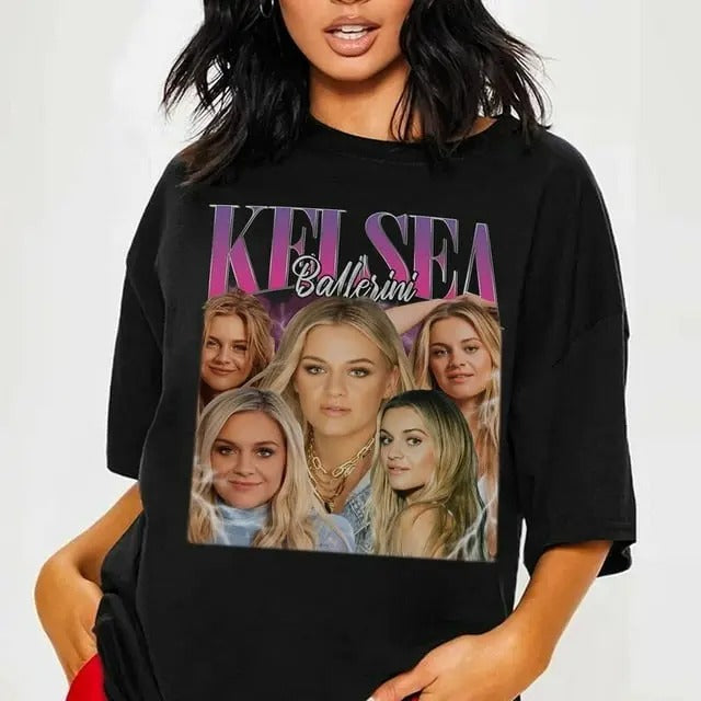 Kelsea Ballerini Shirt, Vintage Kelsea Ballerini Shirt, Kelsea Ballerini Homage Shirt Hoodie, Sweatshirt | HypeDripTees.com