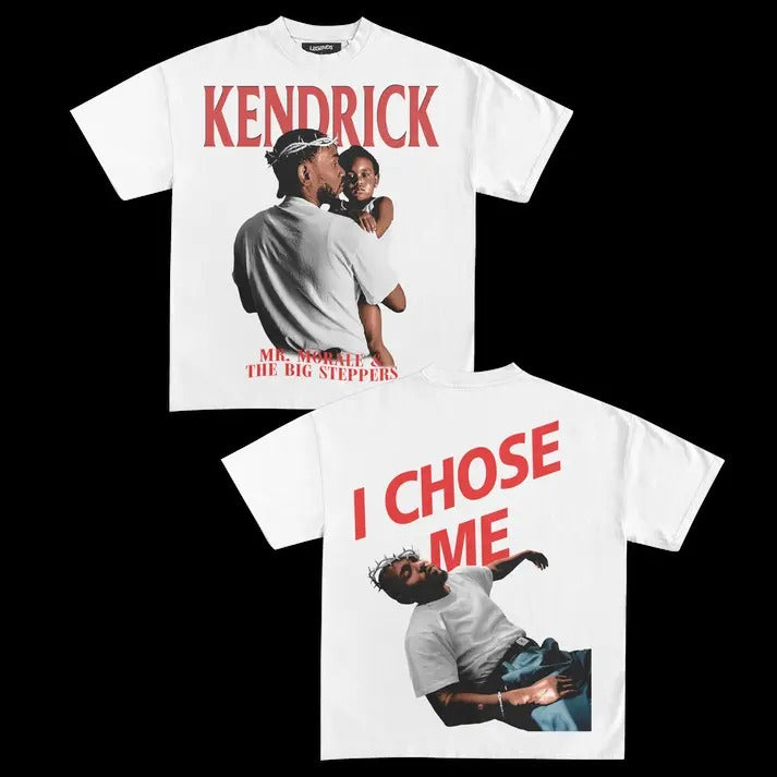 Kendrick Lamar I Chose Me Tee Retro Cotton T-Shirt Hoodie, Sweatshirt | HypeDripTees.com