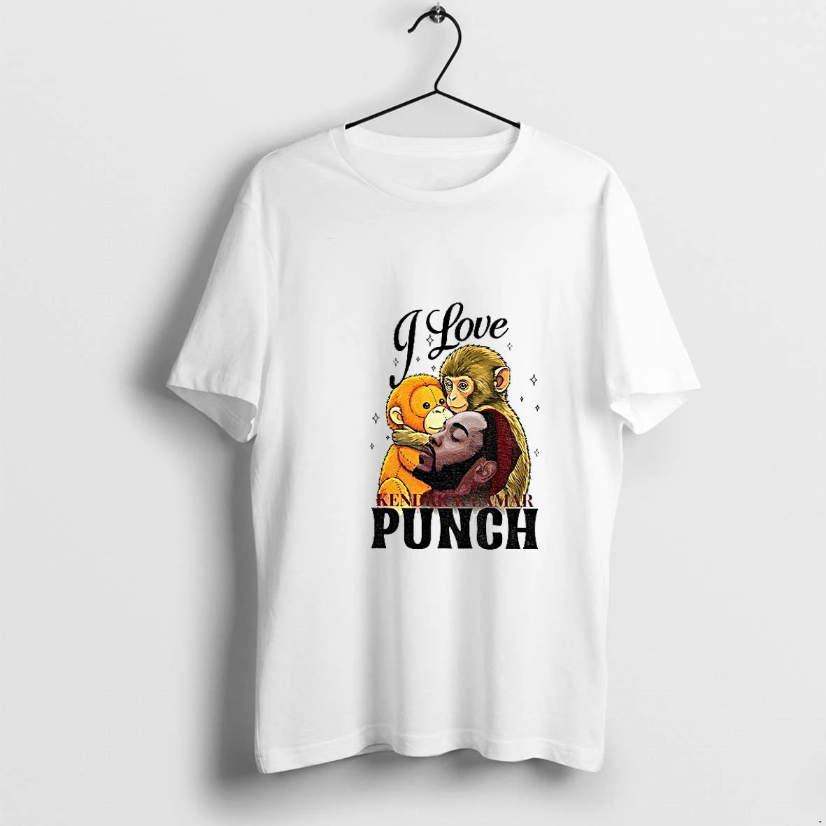 Kendrick Lamar I Love Punch Monkey Tshirts Sweater Hoodie, Sweatshirt | HypeDripTees.com