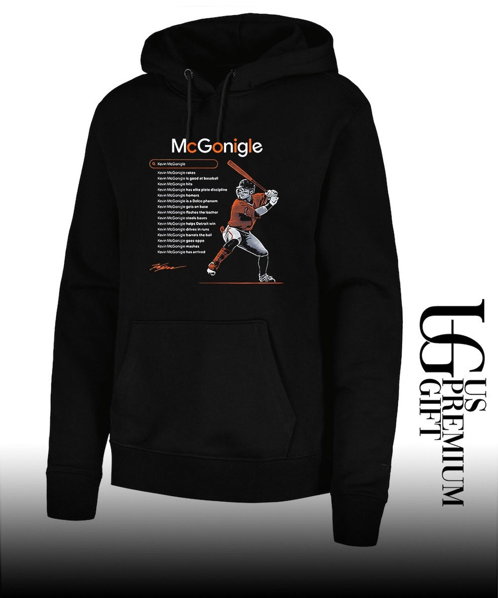 Kevin McGonigle Detroit Tigers MLB signature shirt