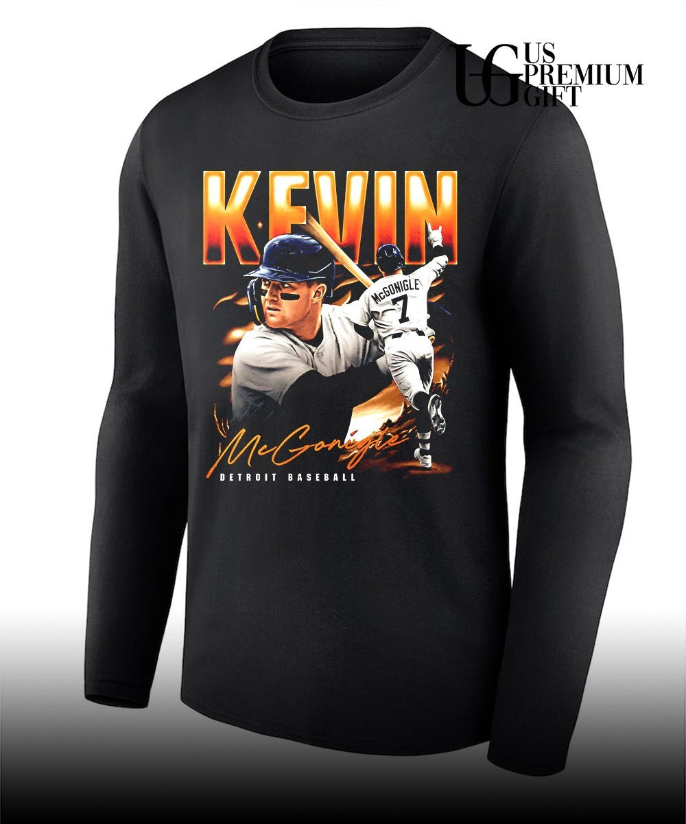 Kevin McGonigle player Detroit Tigers baseball signature shirt