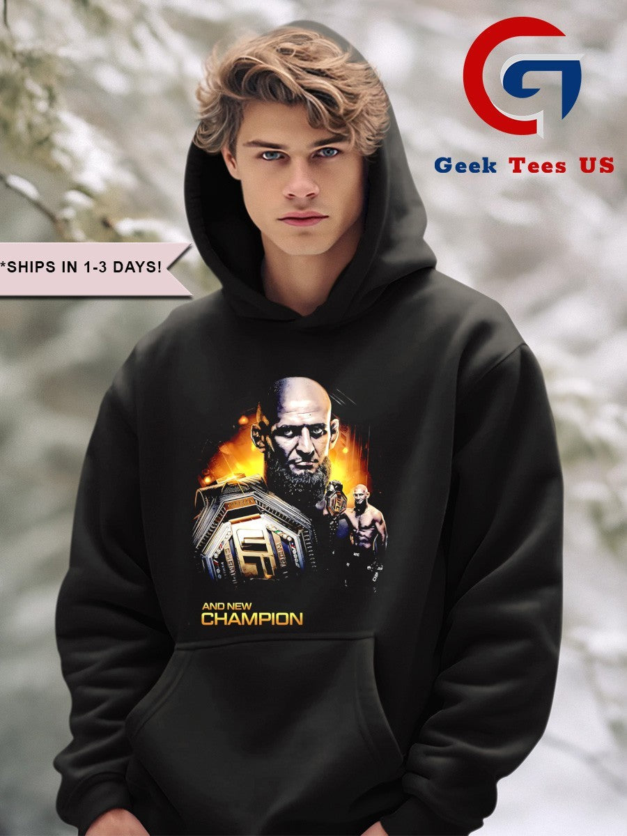 Khamzat Chimaev Mma Borz UFC 2025 and New Champions graphic shirt