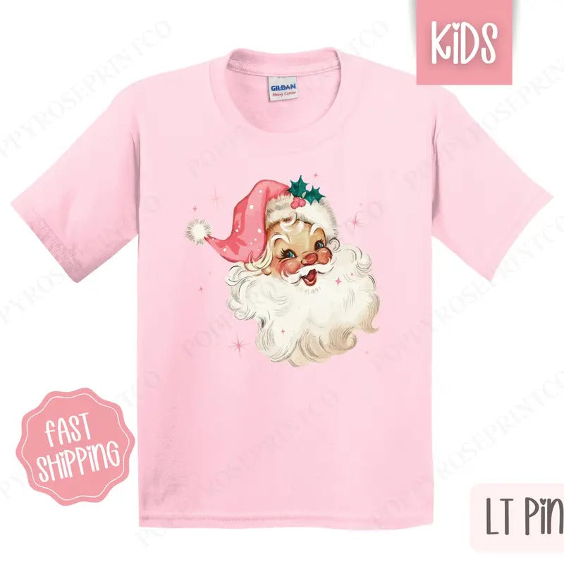 Shirt Retro Santa Children'S Gildan T-Shirts, Hoodie, Sweatshirt