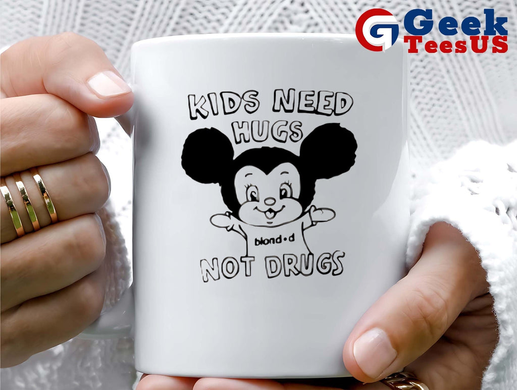Kids need hugs not drugs blondd shirt