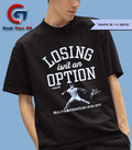 Kiké Hernandez wearing Losing Isn’t an Option Yoshinobu Yamamoto Los Angeles Dodgers baseball shirt