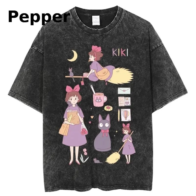 Kiki's Delivery Service Graphic T-Shirt, Anime Shirt Hoodie, Sweatshirt | HypeDripTees.com