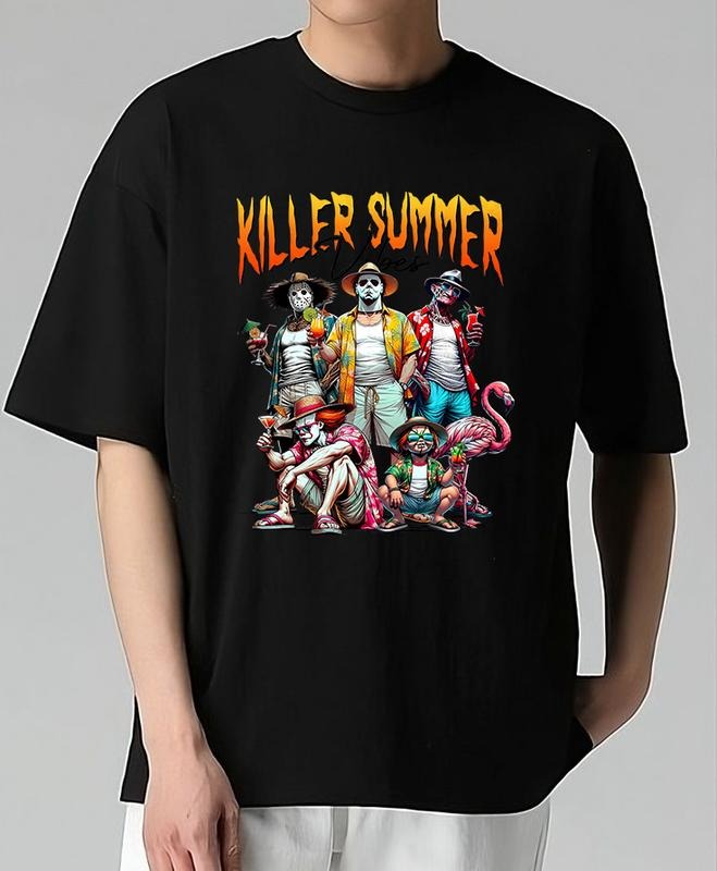 Killers Summer Vibes T-Shirt Cotton Comfort Street Style Great for On-the-Go Looks Hoodie, Sweatshirt | HypeDripTees.com