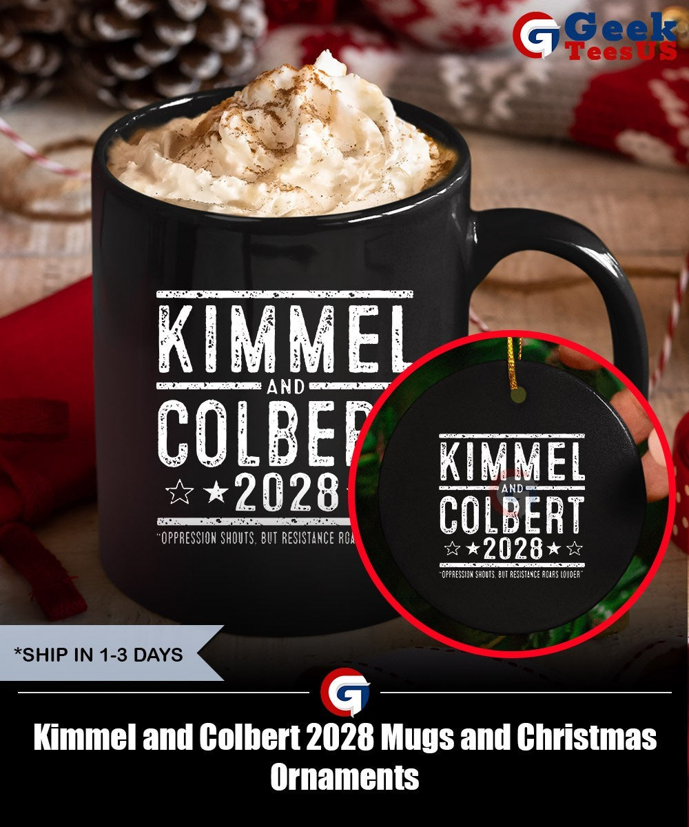 Kimmel and Colbert 2028 shirt