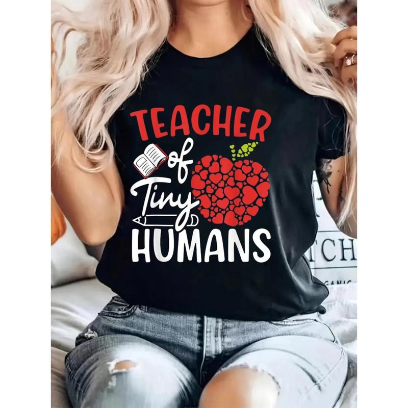 Kindergarten Teacher Graphic Print Solid T-Shirt Hoodie, Sweatshirt | HypeDripTees.com