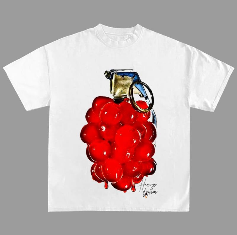 King of Grapes Fashion Y2k Streetwear T Shirt Cotton Streetwear Hoodie, Sweatshirt | HypeDripTees.com