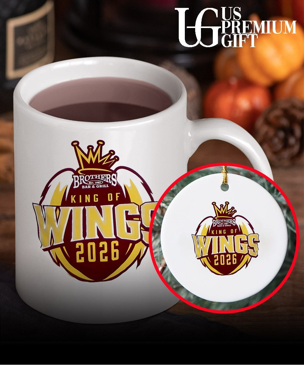 King of Wings 2026 Brothers Bar & Grill logo shirt
