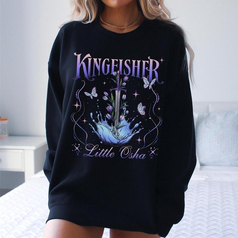 Kingfisher Little Osha Quicksilver Book Fantasy Romance Shirt Booktok Readers Callie Hart Dark Romance Fans T-Shirts, Hoodie, Sweatshirt