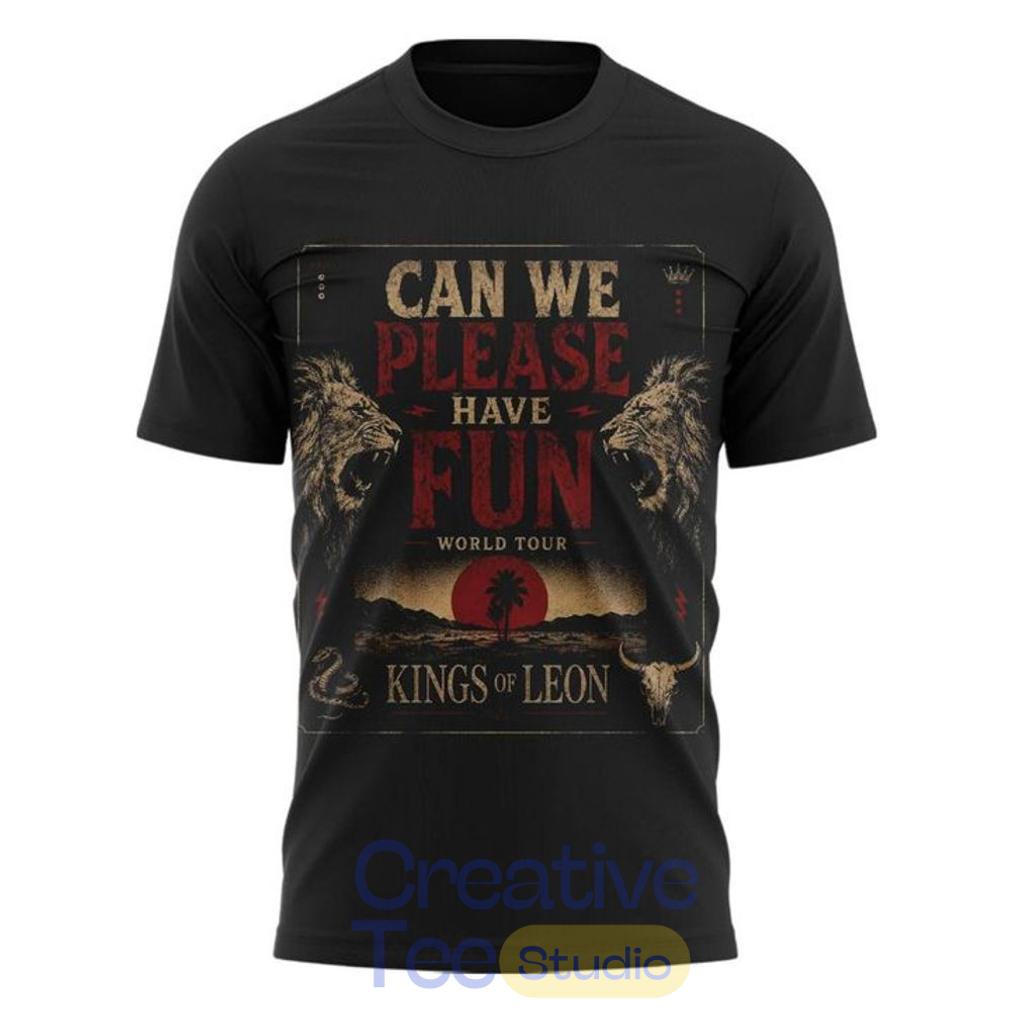 Kings of Leon “Can We Please Have Fun” 2026 Tour Thomond Park Stadium, Limerick, Ireland Shirt