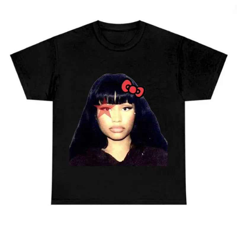 Kittyy Nickii Red Star T-Shirt Fan Tee - Men's Classic Cotton T-Shirt Hoodie, Sweatshirt | HypeDripTees.com
