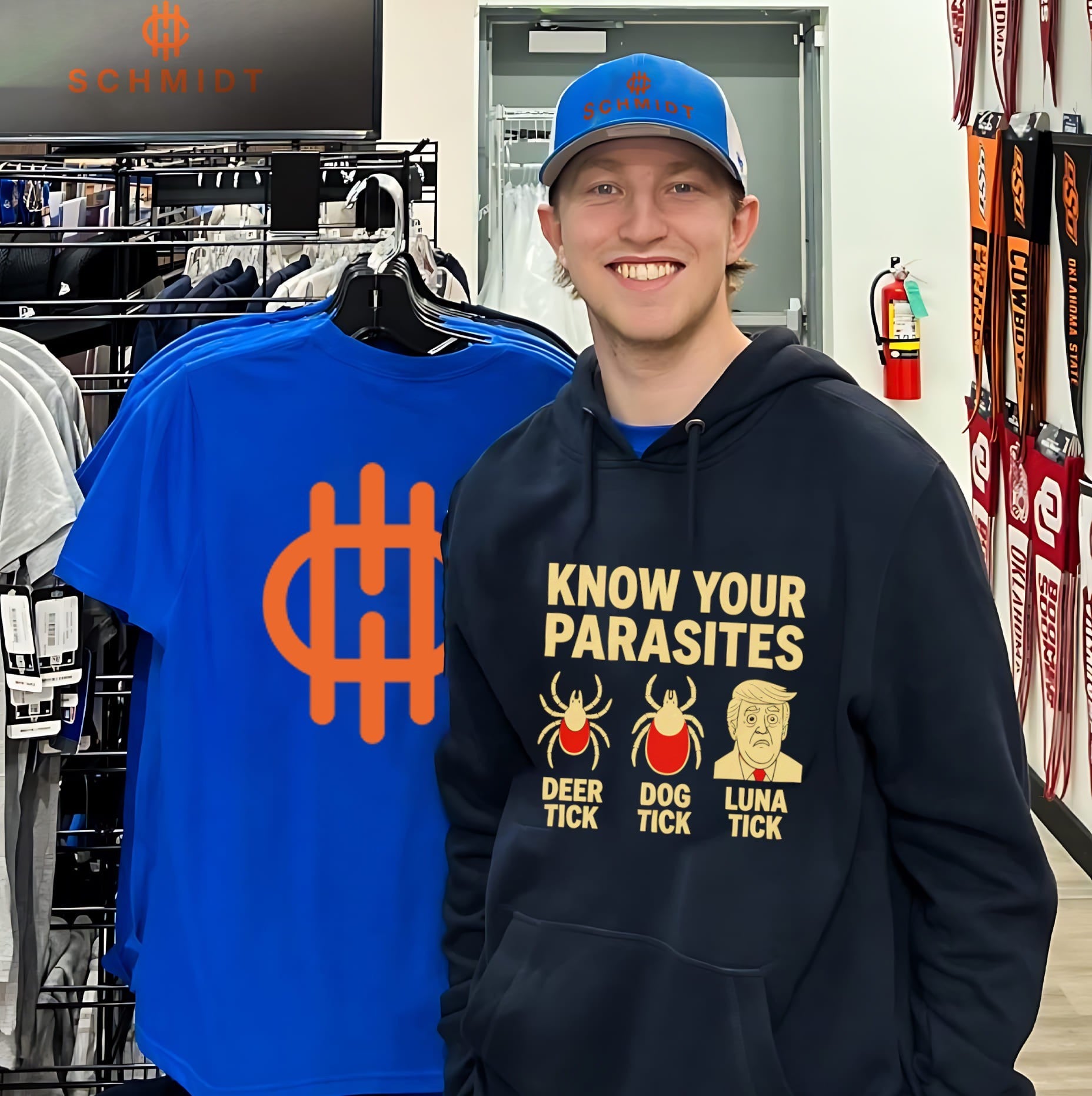 Know Your Parasites Deer Tick Dog Tick Luna Tick Meme shirt