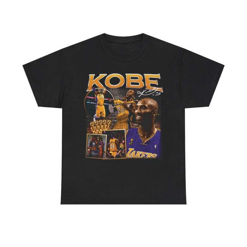 Kobe Inspired Vintage Graphic Tee Casual Cotton Menswear Top Man Tshirt Hoodie, Sweatshirt | HypeDripTees.com