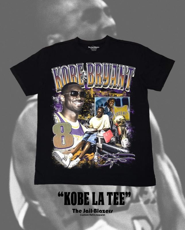 Kobe Tee | Vintage Tee Graphic T-Shirt Sweatshirt Hoodie | Sport Tee - Gift For Fan - Black | HypeDripTees.com