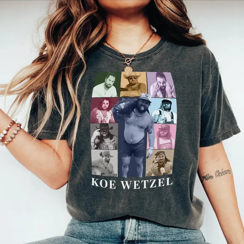 Koe Wetzel Country Music Tour Tshirt, Sweatshirt, Hoodie | HypeDripTees.com