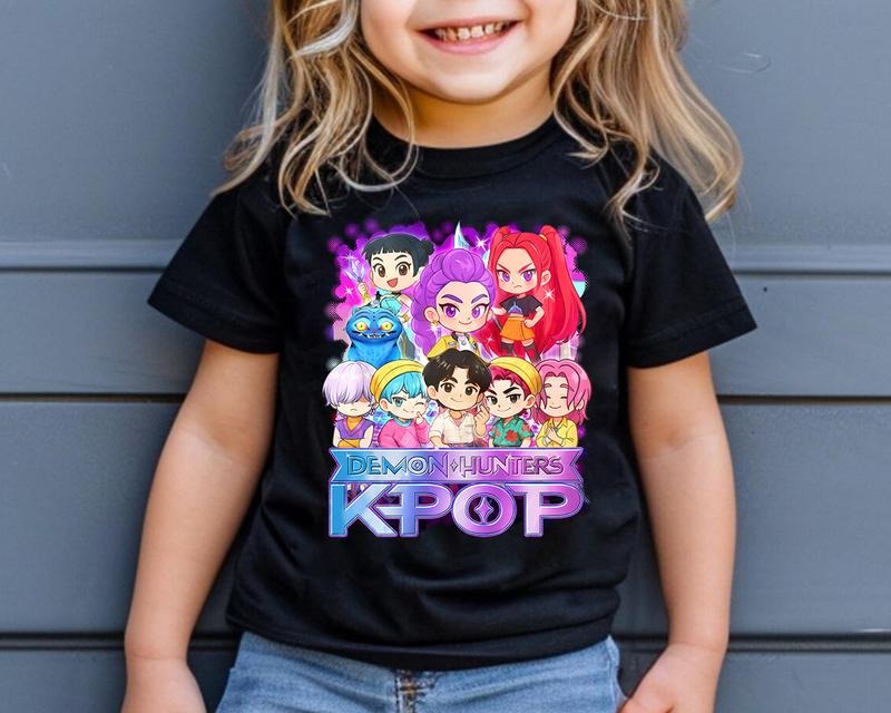 Kpop Demon Hunters Shirt, Kpop Huntrix Tshirt, Saja Boys Shirt, Mira, Rumi, Zoey, Jinu, Baby Saja Tee, Gift for Huntrix...