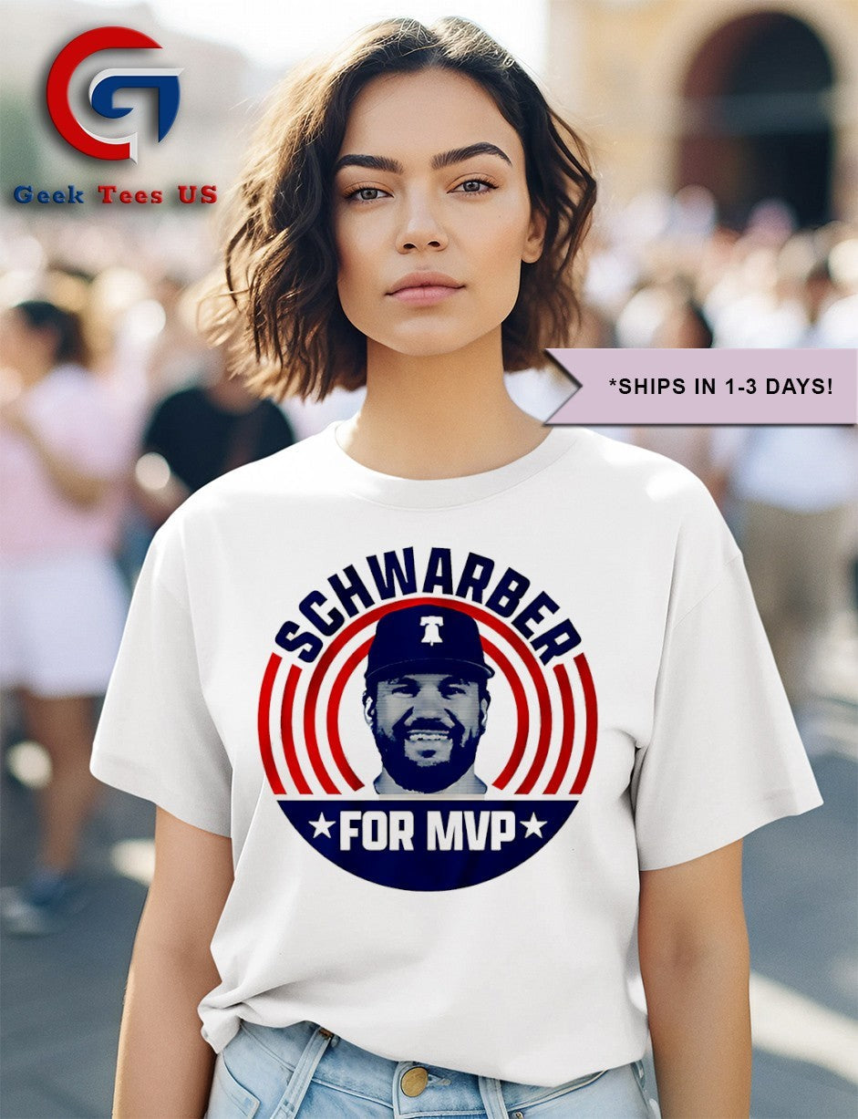 Kyle Schwarber for MVP Philadelphia Phillies big head shirt