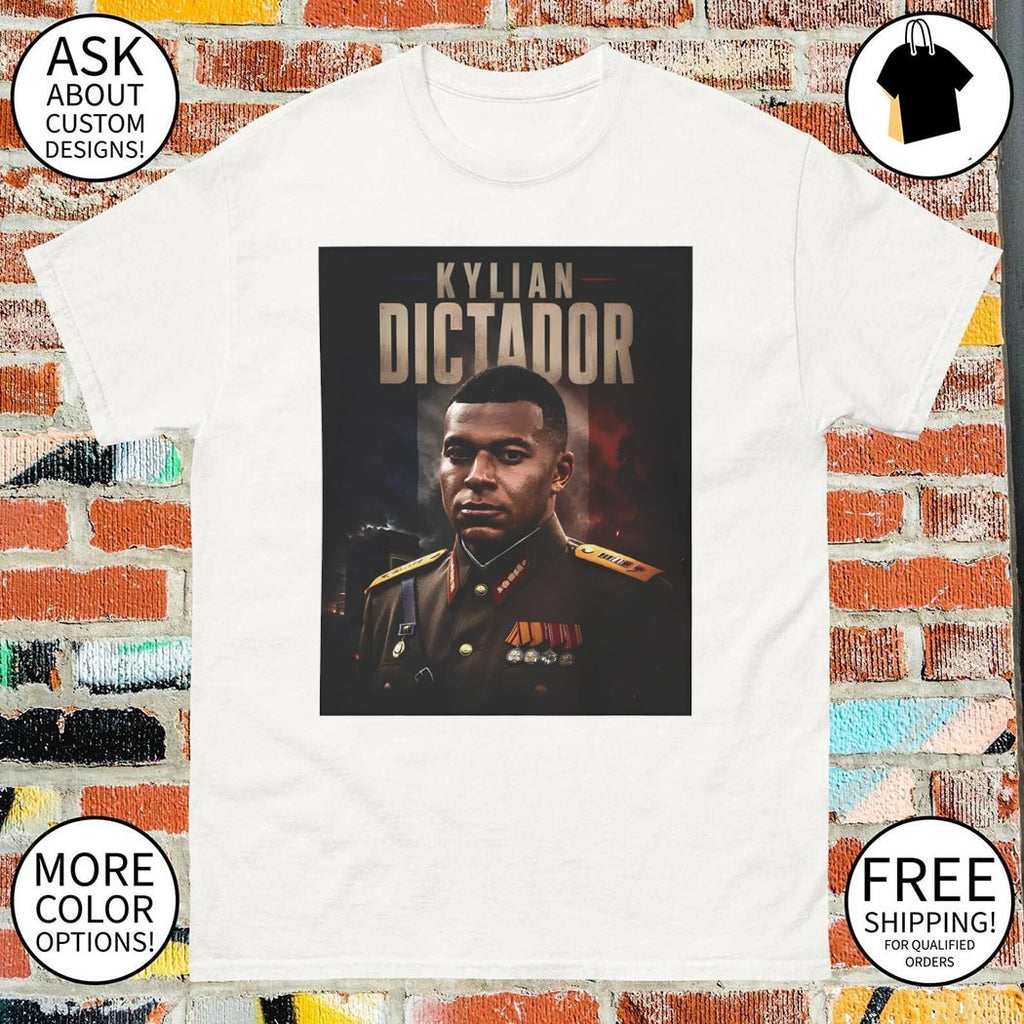 Kylian Dictador Kylian Mbappe Military Portrait vintage shirt
