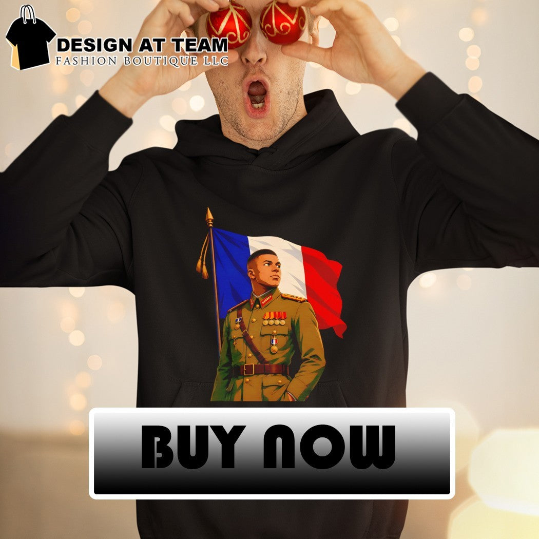 Kylian Mbappe Commander France National Team Soccer World Cup 2026 shirt