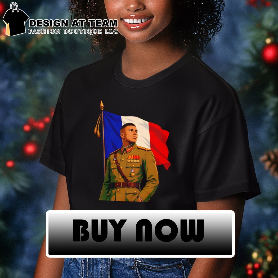 Kylian Mbappe Commander France National Team Soccer World Cup 2026 shirt