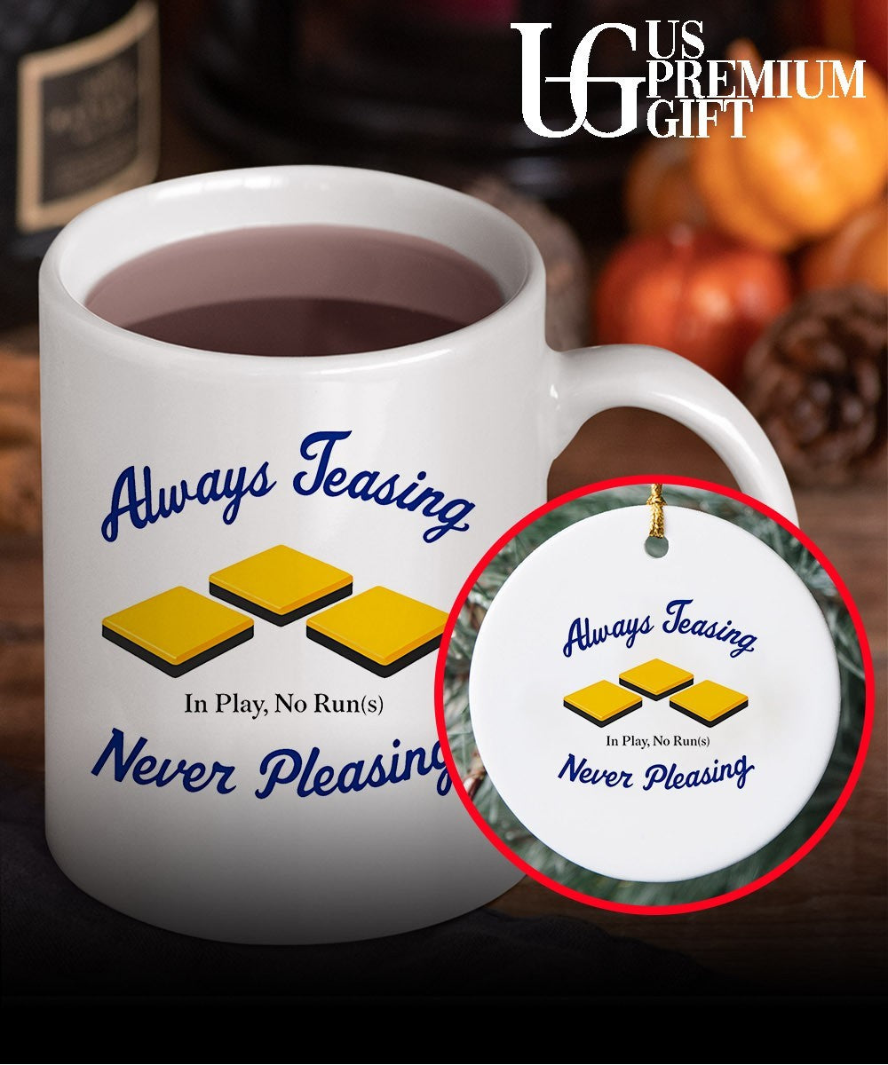 LA Dodgers always teasing never pleasing in play no run shirt