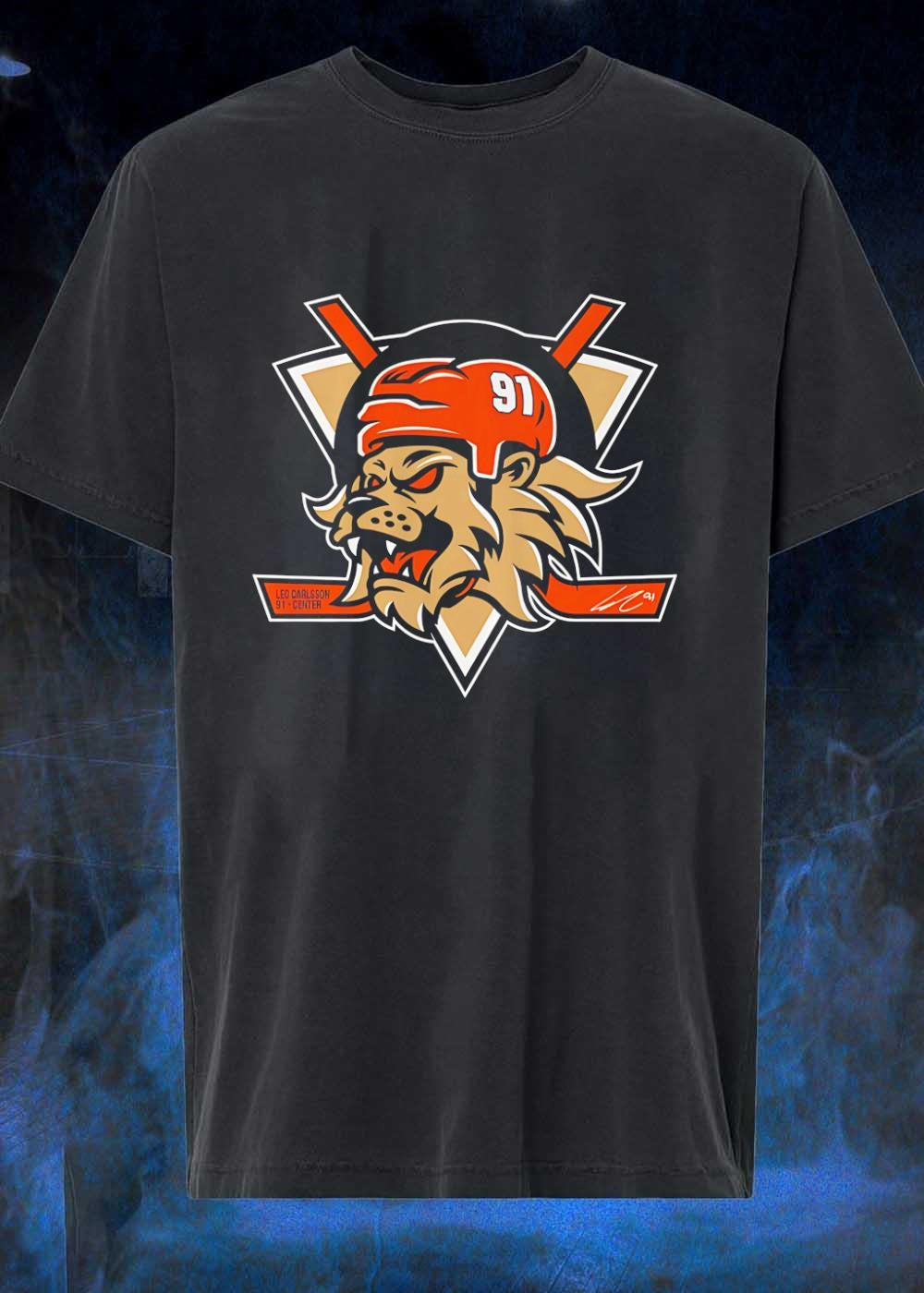 LC 91 Leo Carlsson 91 Center Anaheim Ducks Shirt