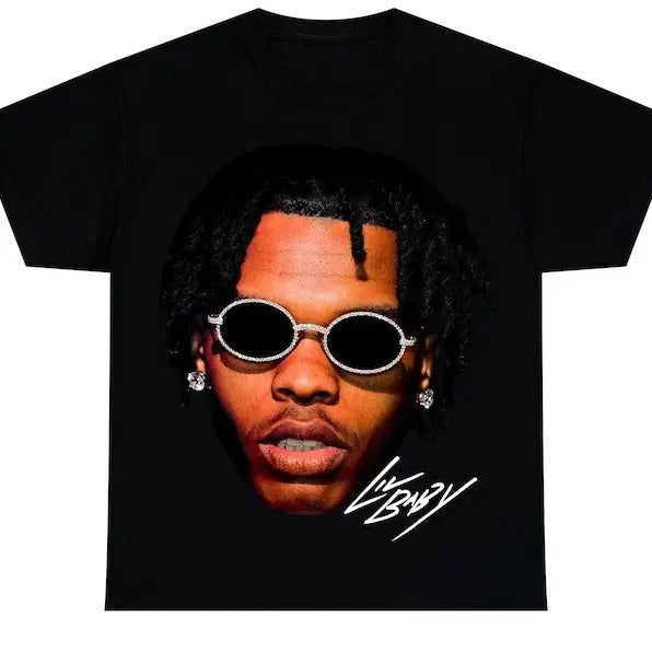 LIL BABY T-SHIRT  Rap Tee Concert Merch  Harder Than Ever Young Thug Gunna Hip Hop Graphic Print Hoodie, Sweatshirt