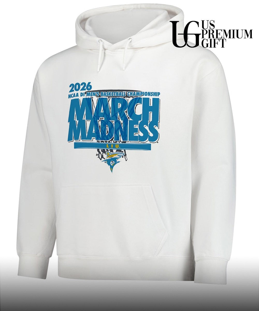 LIU Sharks March Madness NCAA D1 Men’s basketball Championship 2026 shirt