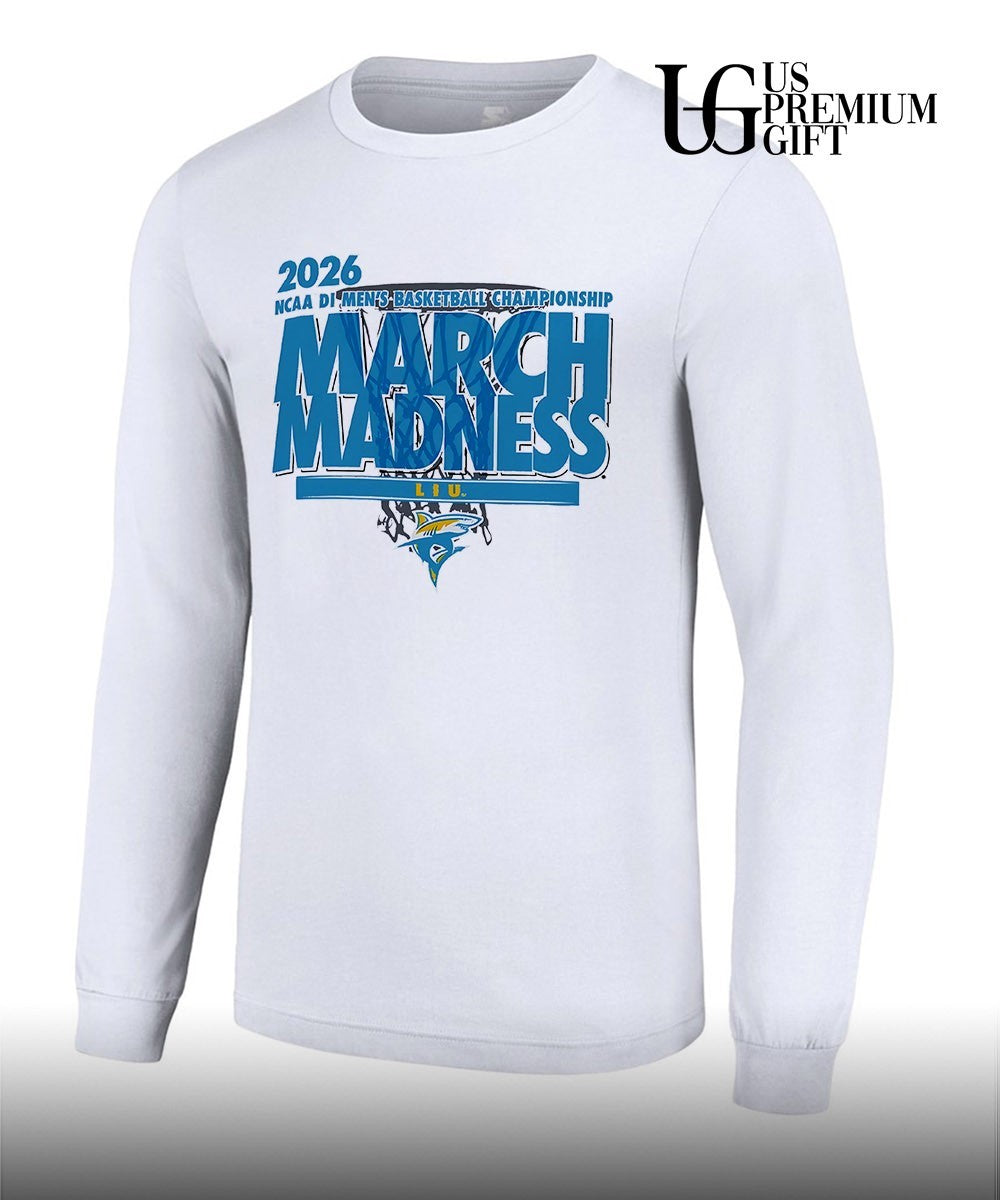 LIU Sharks March Madness NCAA D1 Men’s basketball Championship 2026 shirt
