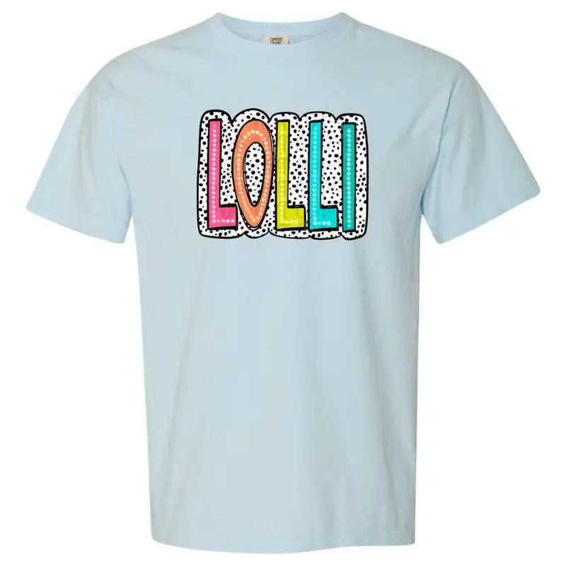 LOLLI Neon Spotted Comfort Colors T-Shirt Hoodie, Sweatshirt | HypeDripTees.com