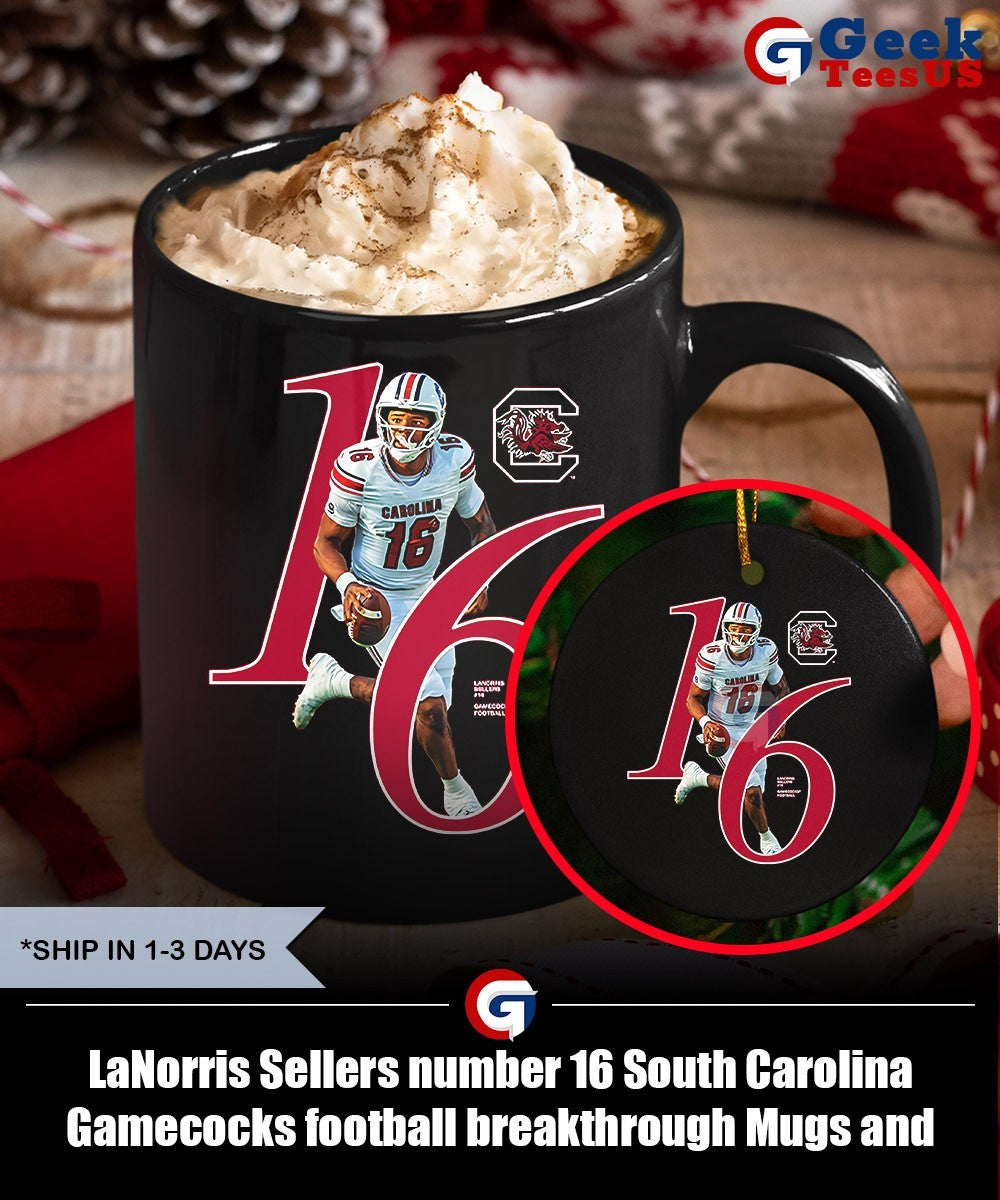 LaNorris Sellers number 16 South Carolina Gamecocks football breakthrough shirt