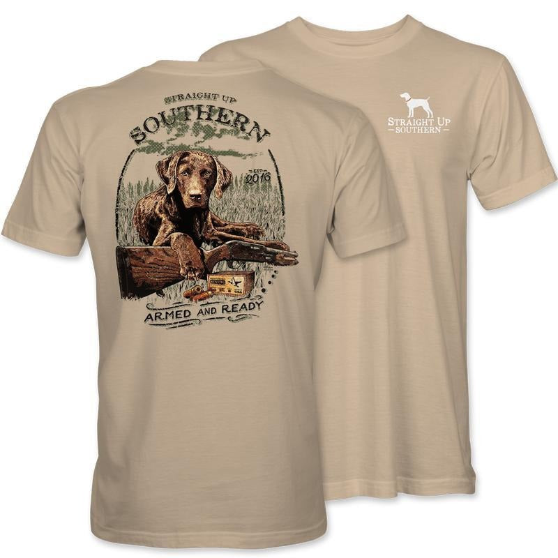 Lab Ready to Hunt T-Shirt , For Her, For Men Casual Cotton Hoodie, Sweatshirt | HypeDripTees.com