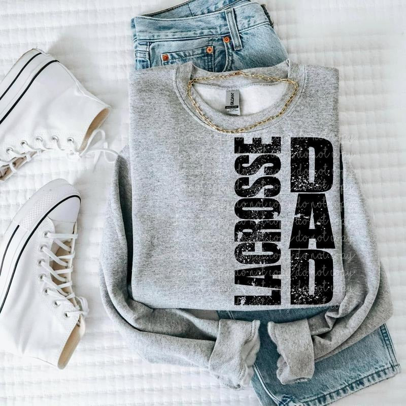 Lacrosse Dad DTF Transfers - THIS IS NOT A SHIRT Hoodie, Sweatshirt | HypeDripTees.com