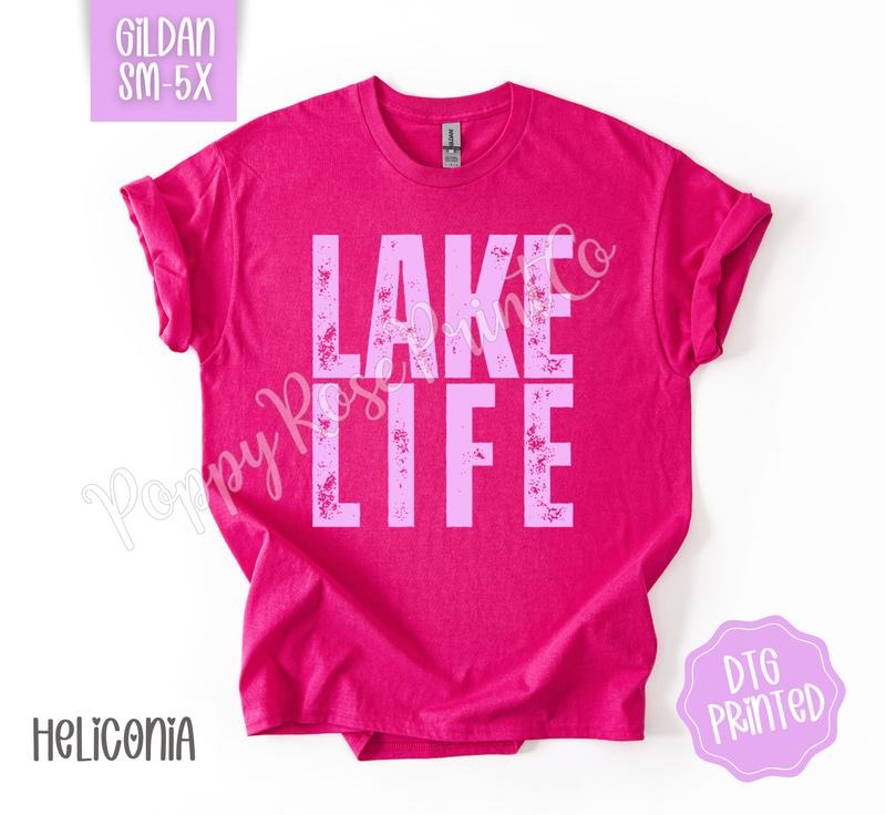 Lake Life Gildan Shirt, Cute Summer Tshirt, Trendy Beach Tee, Gift for Her Hoodie, Sweatshirt | HypeDripTees.com