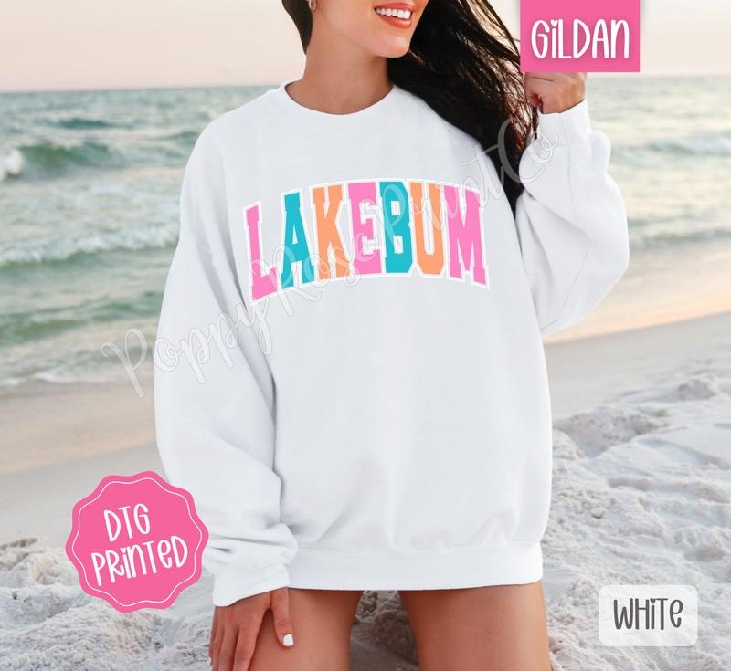 Lakebum Sweatshirt, Cute Women's Lake Sweater, Trendy Summer Crewneck, Gift for Her T-Shirts, Hoodie | HypeDripTees.com