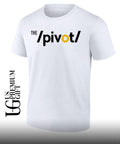 Lamar Jackson wearing the pivot definition shirt