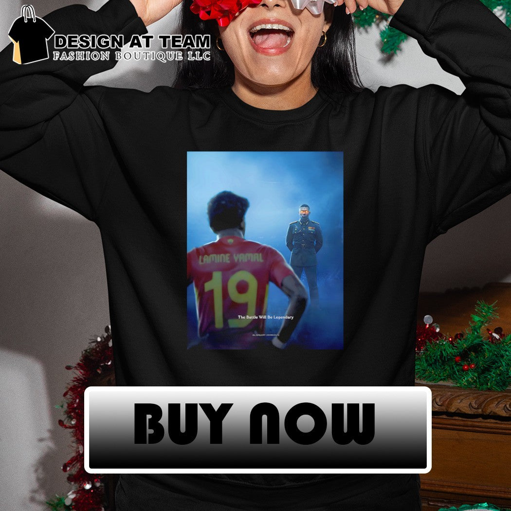 Lamine Yamal vs Kylian Mbappe The Battle Will Be Legendary Football Team shirt