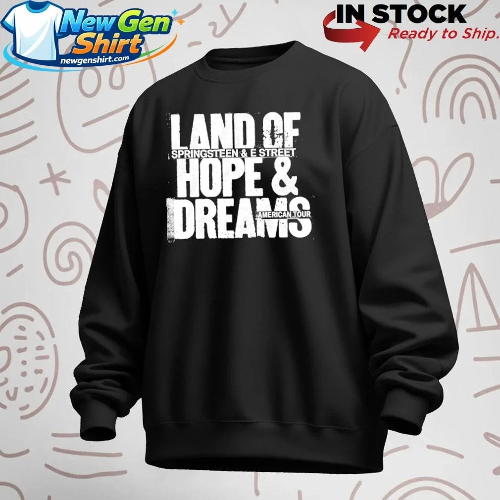 Land of Hope and Dreams American Tour 2026 Bruce Springsteen Shirt